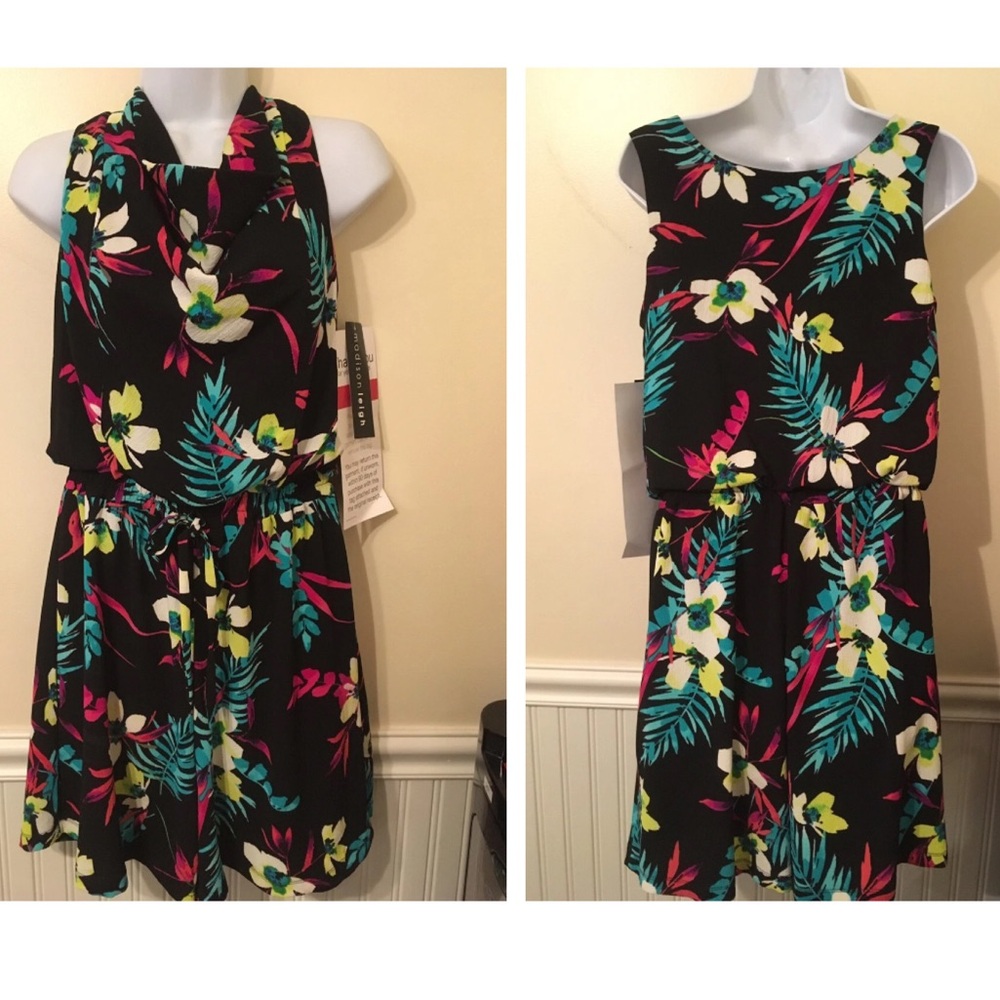 Madison Lee Floral Romper NWT 8